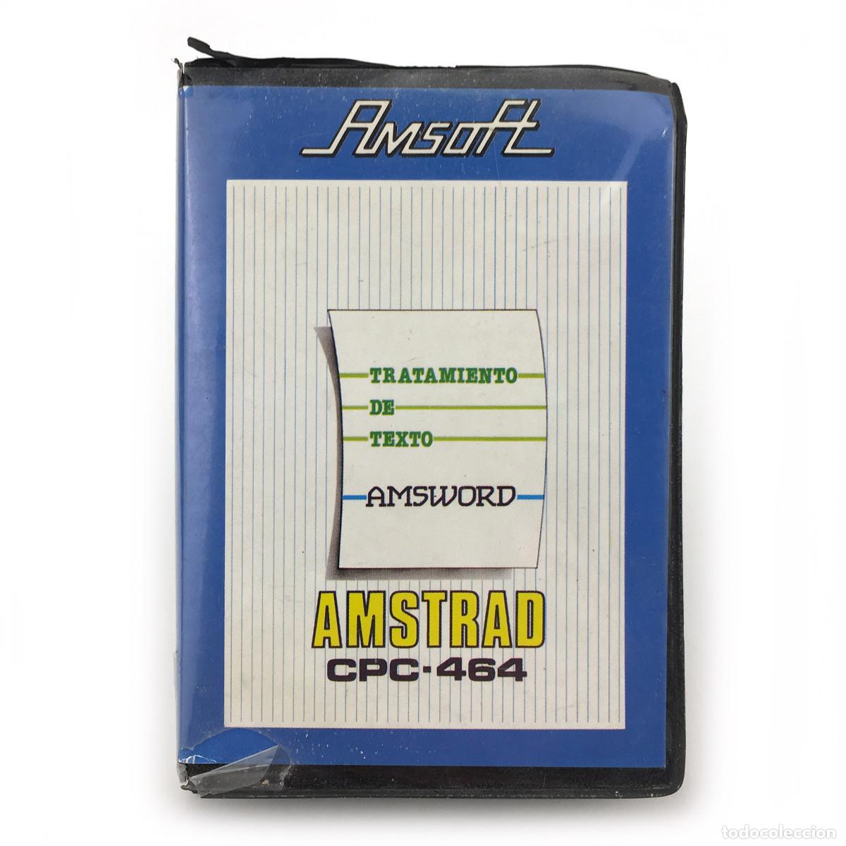 Videojuegos y consolas: AMSWORD TRATAMIENTO DE TEXTO ESTUCHE AMSOFT INDESCOMP ADVANCED SEMWORD AMSTRAD CPC 464 664 CASSETTE