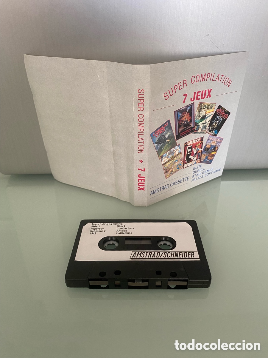 Videojuegos y consolas: AMSTRAD - Pack [paper boy / Saboteur 2 / 1942 / Combat Lynx / Antiriad / Battle Ships]