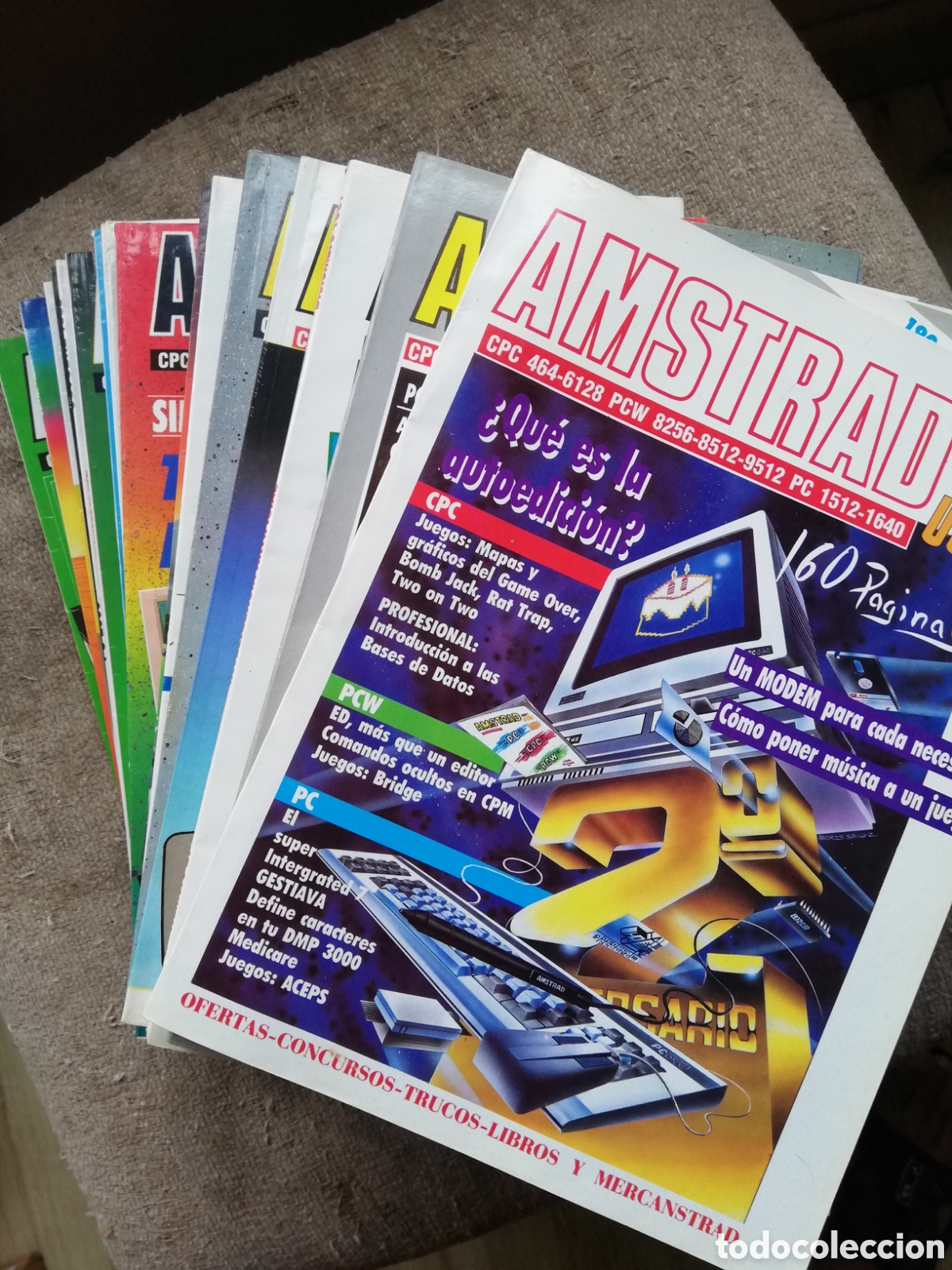 Videojuegos y consolas: Lote 17 revistas de inform&aacute;tica Amstrad User. N&uacute;meros 25 al 41. A&ntilde;os 1987-1989