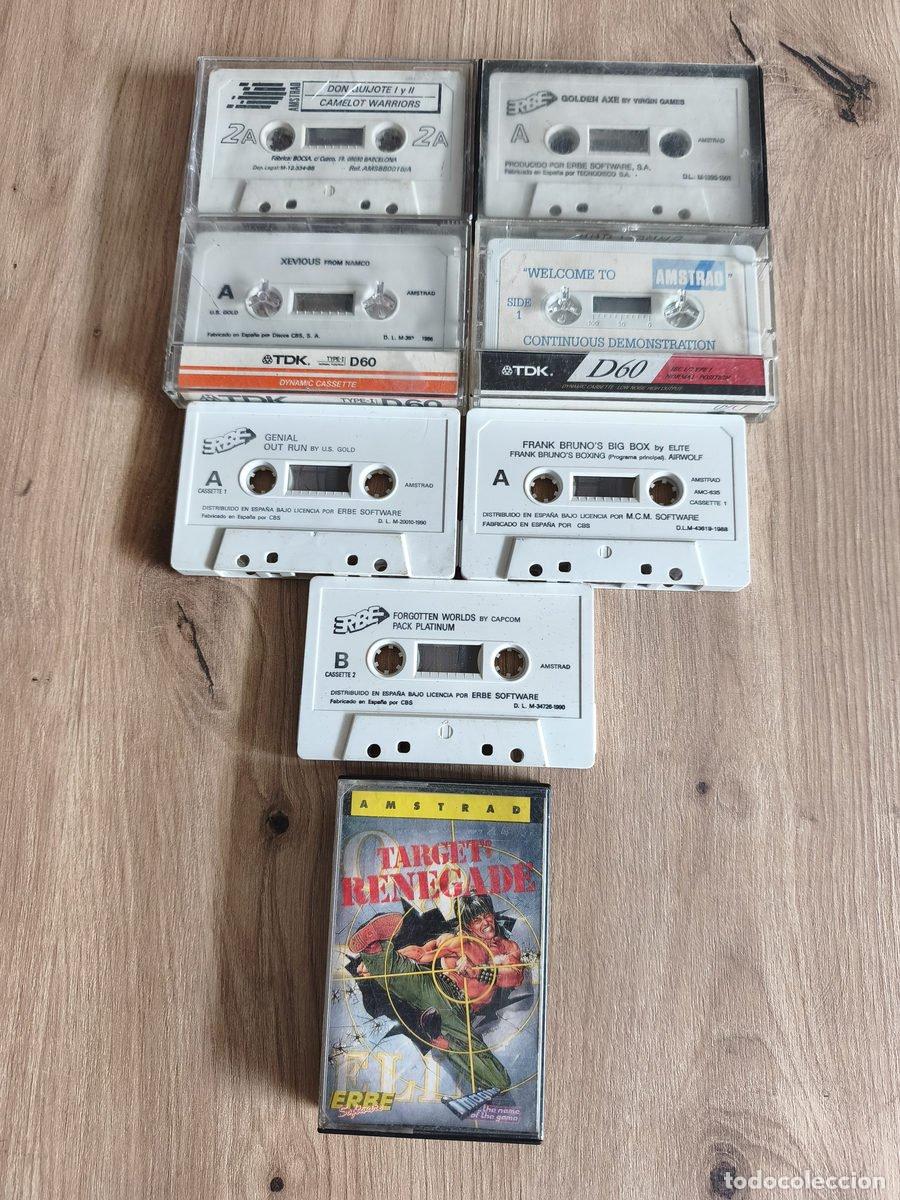 Videojuegos y consolas: Lote 8 casetes juegos Amstrad