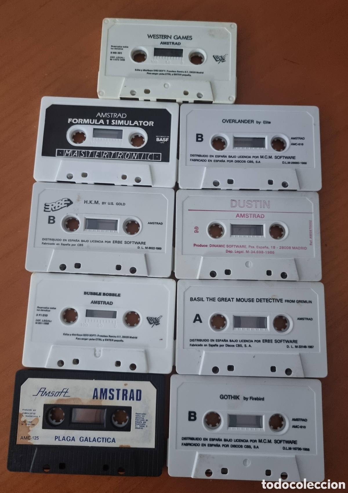 Videojuegos y consolas: Amstrad 9 juegos sin estuche originales ved fotos