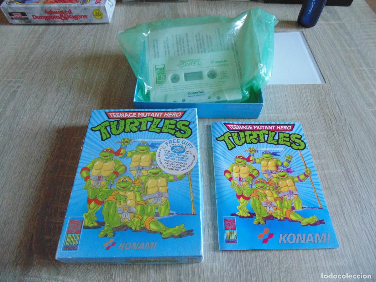 Videojuegos y consolas: Juego Amstrad. Tortugas Ninja. Konami / Image Works.