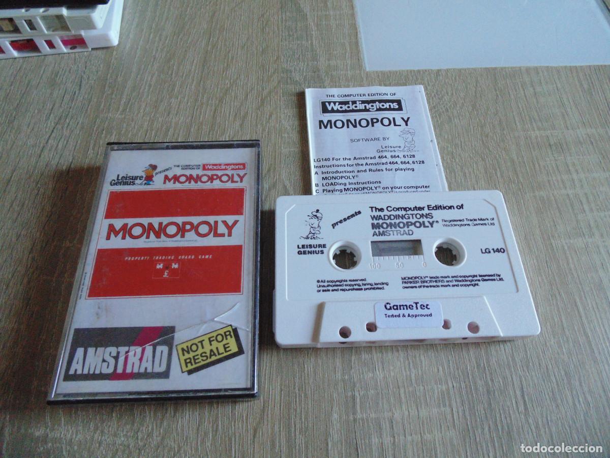 Videojuegos y consolas: Juego Amstrad. Monopoly. Leisure Genius / Amstrad.