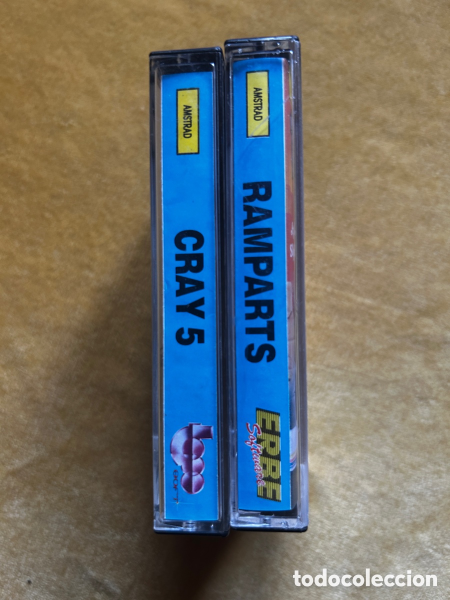 Videojuegos y consolas: Amstrad Cry 5 + Ramparts - Foto 3