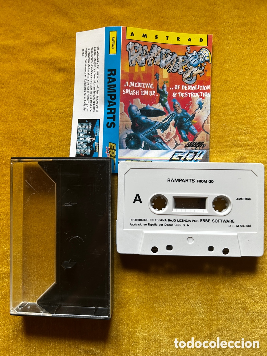 Videojuegos y consolas: Amstrad Cry 5 + Ramparts - Foto 5