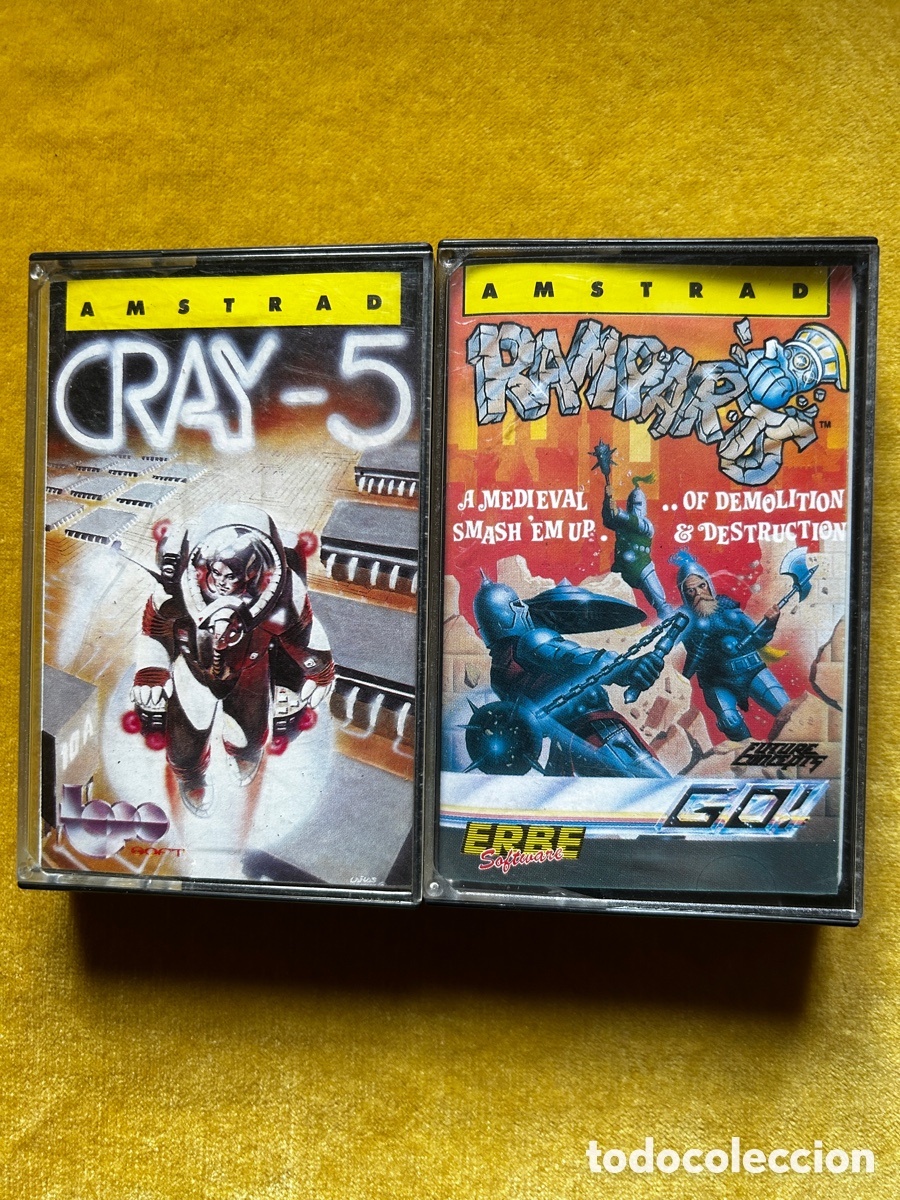 Videojuegos y consolas: Amstrad Cry 5 + Ramparts