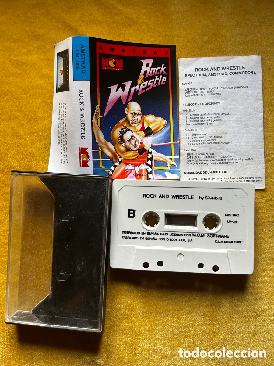 Videojuegos y consolas: Amstrad Rock&rsquo;N Wrestle + Raid - Foto 4
