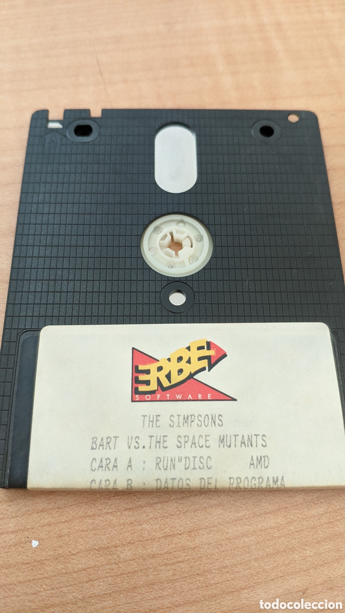 Videojuegos y consolas: The Simpsons: Bart vs. the Space Mutants &ndash; Amstrad CPC &ndash; Disco 3&rdquo; &ndash; Erbe AMD-1214