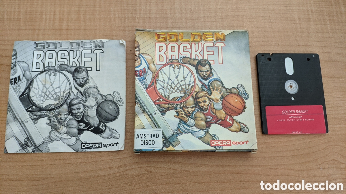 Videojuegos y consolas: Golden Basket &ndash; Amstrad CPC &ndash; Disco 3&rdquo; original Opera Soft &ndash; 1990