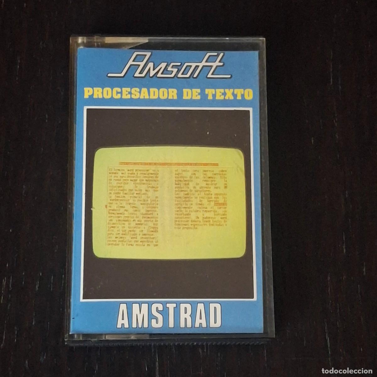 Videojuegos y consolas: AMSTRAD ESPA&Ntilde;A AMSOFT - PROCESADOR DE TEXTO - CINTA CASSETTE