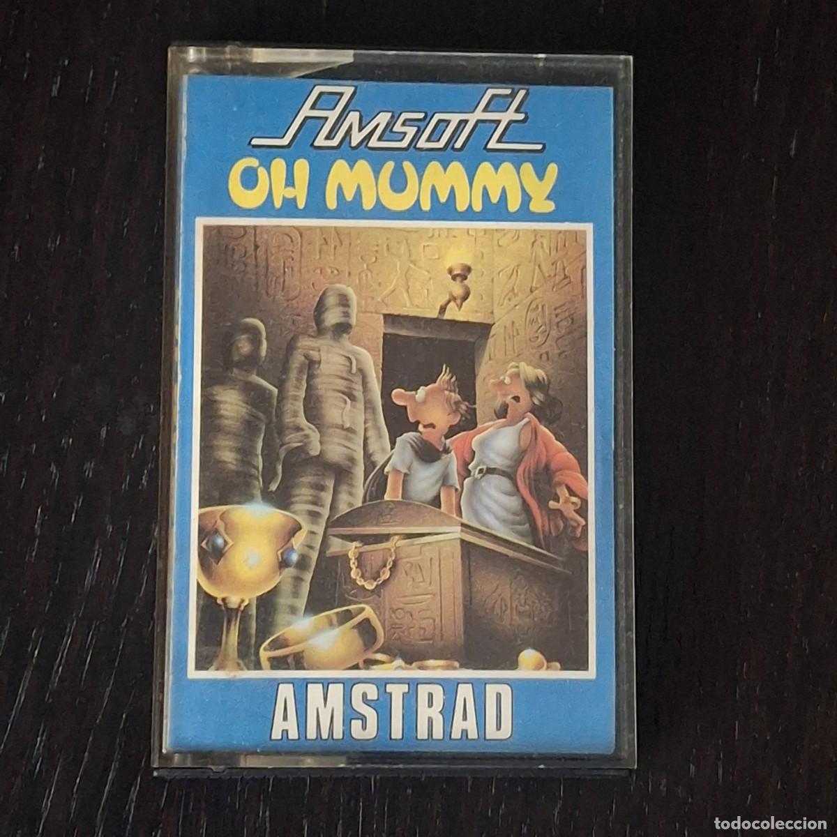 Videojuegos y consolas: AMSTRAD ESPA&Ntilde;A AMSOFT - OH MUMMY - JUEGO CINTA CASSETTE