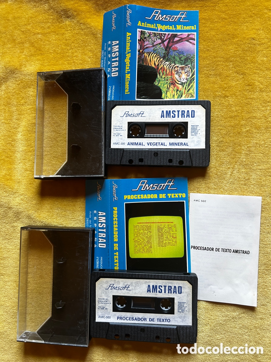 Videojuegos y consolas: Amstrad 8 juegos Amsoft - Foto 4