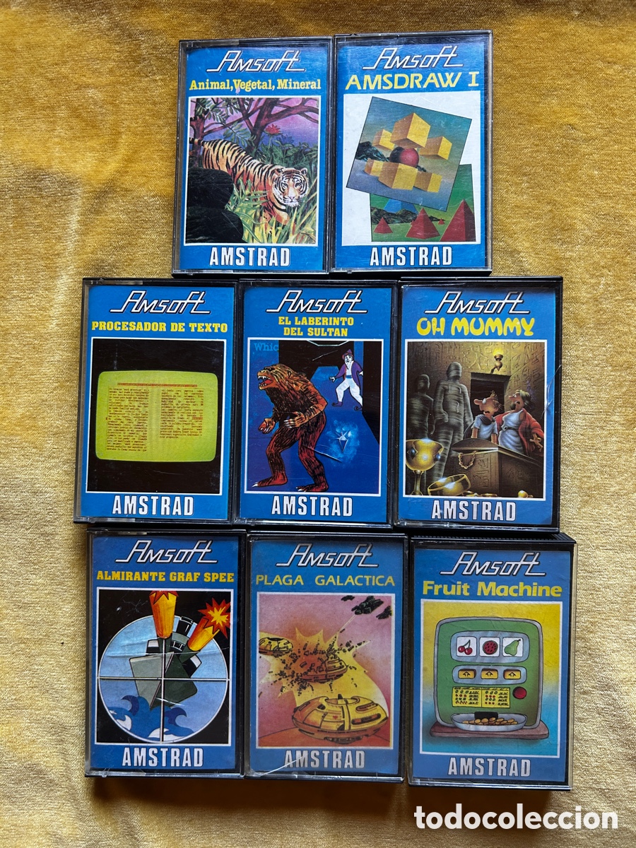 Videojuegos y consolas: Amstrad 8 juegos Amsoft - Foto 1