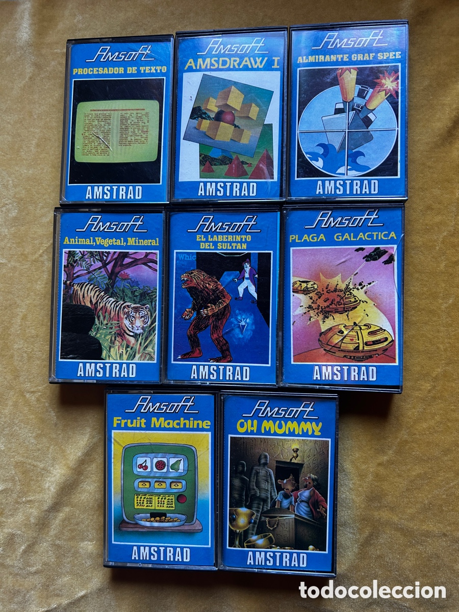 Videojuegos y consolas: Amstrad 8 juegos Amsoft