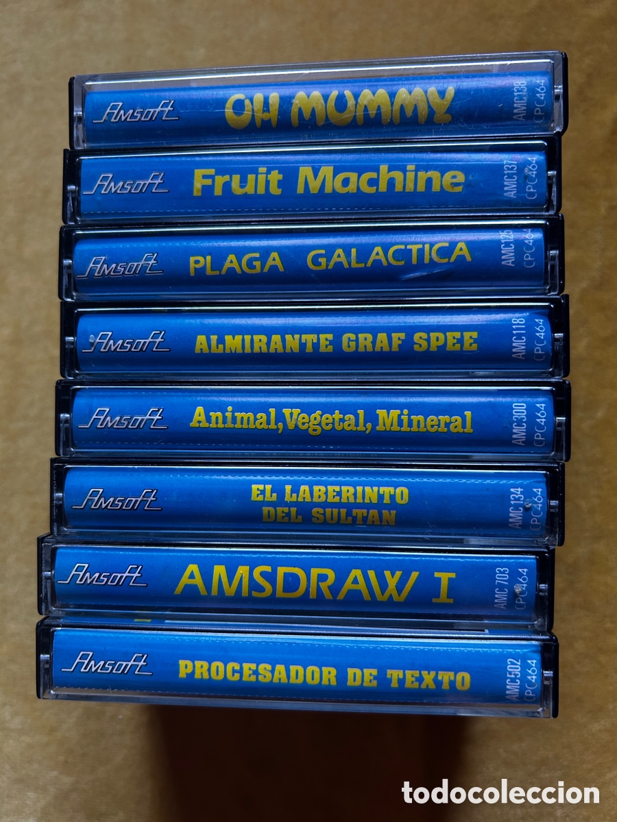 Videojuegos y consolas: Amstrad 8 juegos Amsoft - Foto 3