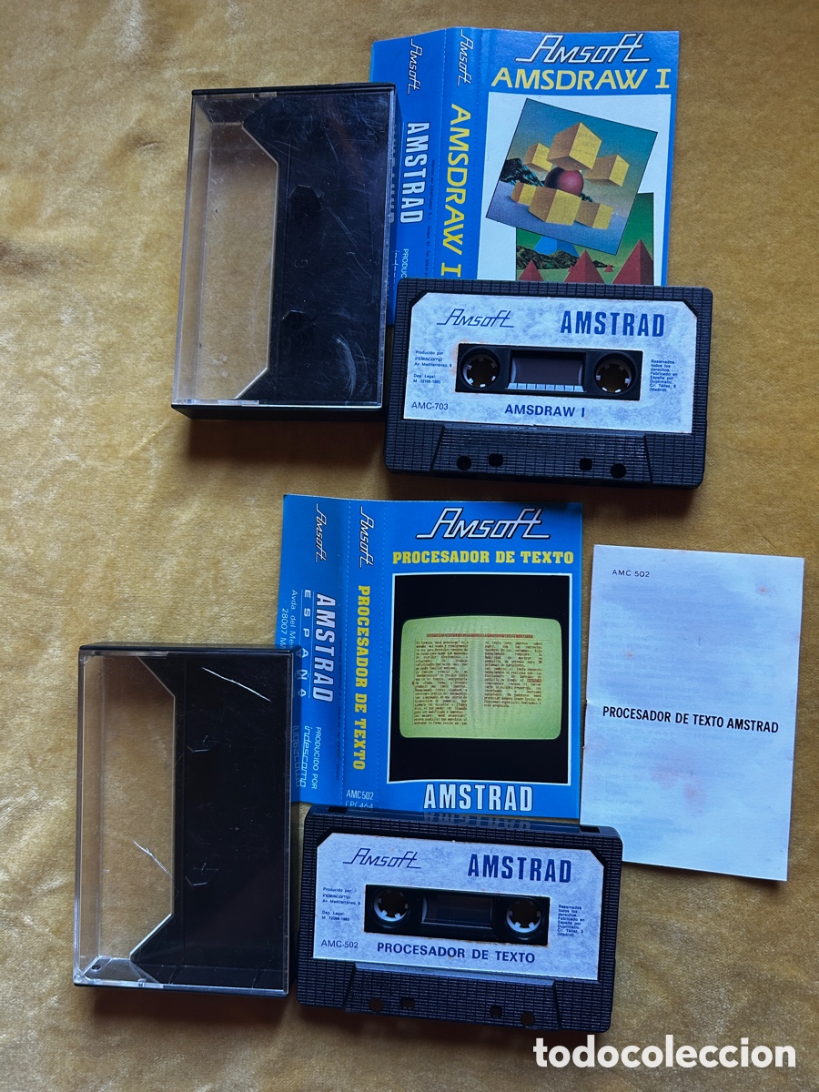 Videojuegos y consolas: Amstrad 8 juegos Amsoft - Foto 4