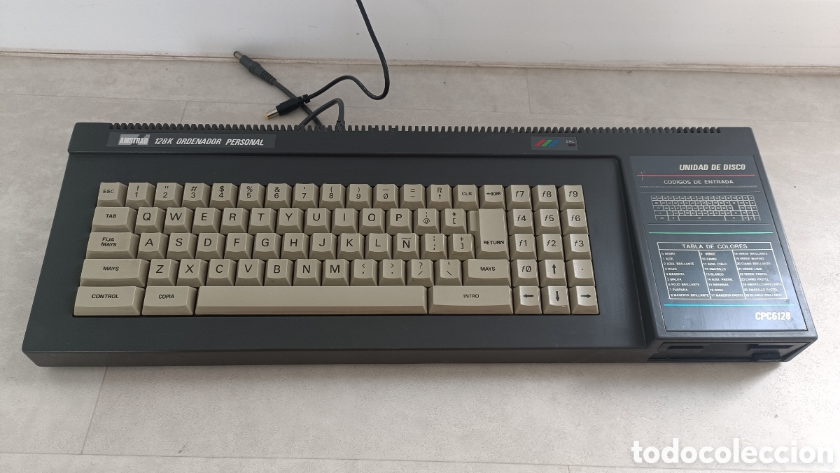 Videojuegos y consolas: Amstrad cpc 6128 ordenador personal