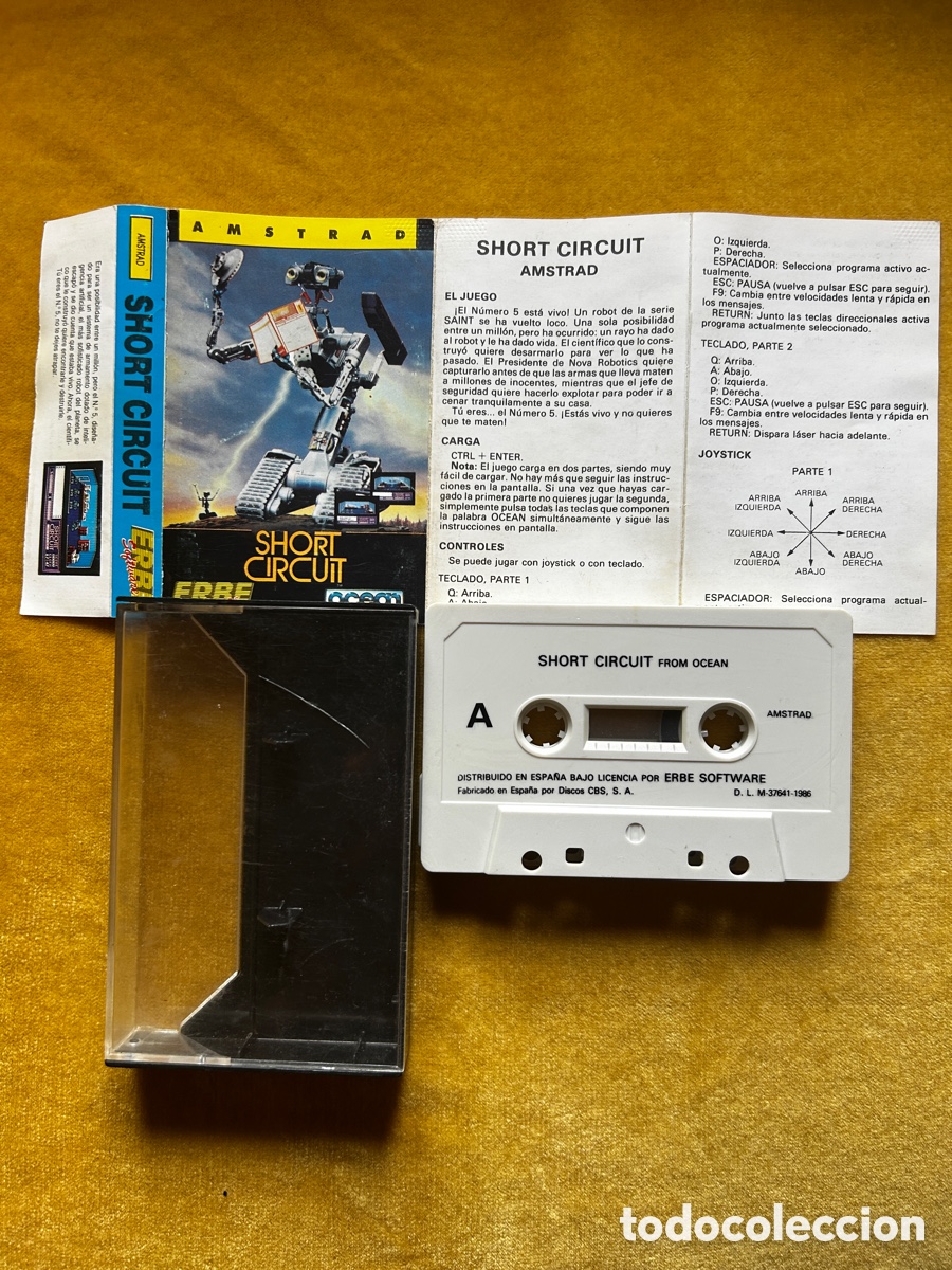Videojuegos y consolas: Amstrad Cortocircuito + Basil Mouse Detective - Foto 4