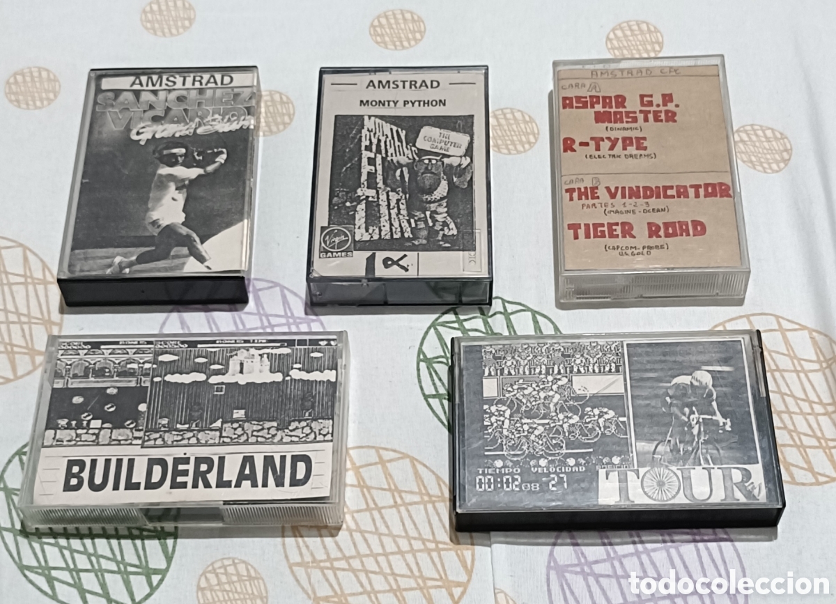 Videospiele und Konsolen: Lote 5 Cintas Cassette Juegos Amstrad CPC (Grabadas de &eacute;poca)