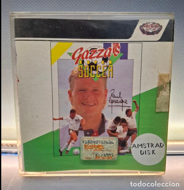 Videojuegos y consolas: Videojuego Amstrad: Gazza's Super Soccer. Disco. Empire interactive, 1989.