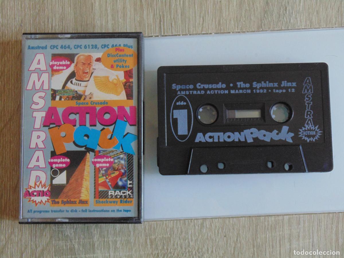 Jeux Vid&eacute;o et Consoles: Cinta Revista Amstrad. Action Pack n&ordm; 12. Amstrad Action.