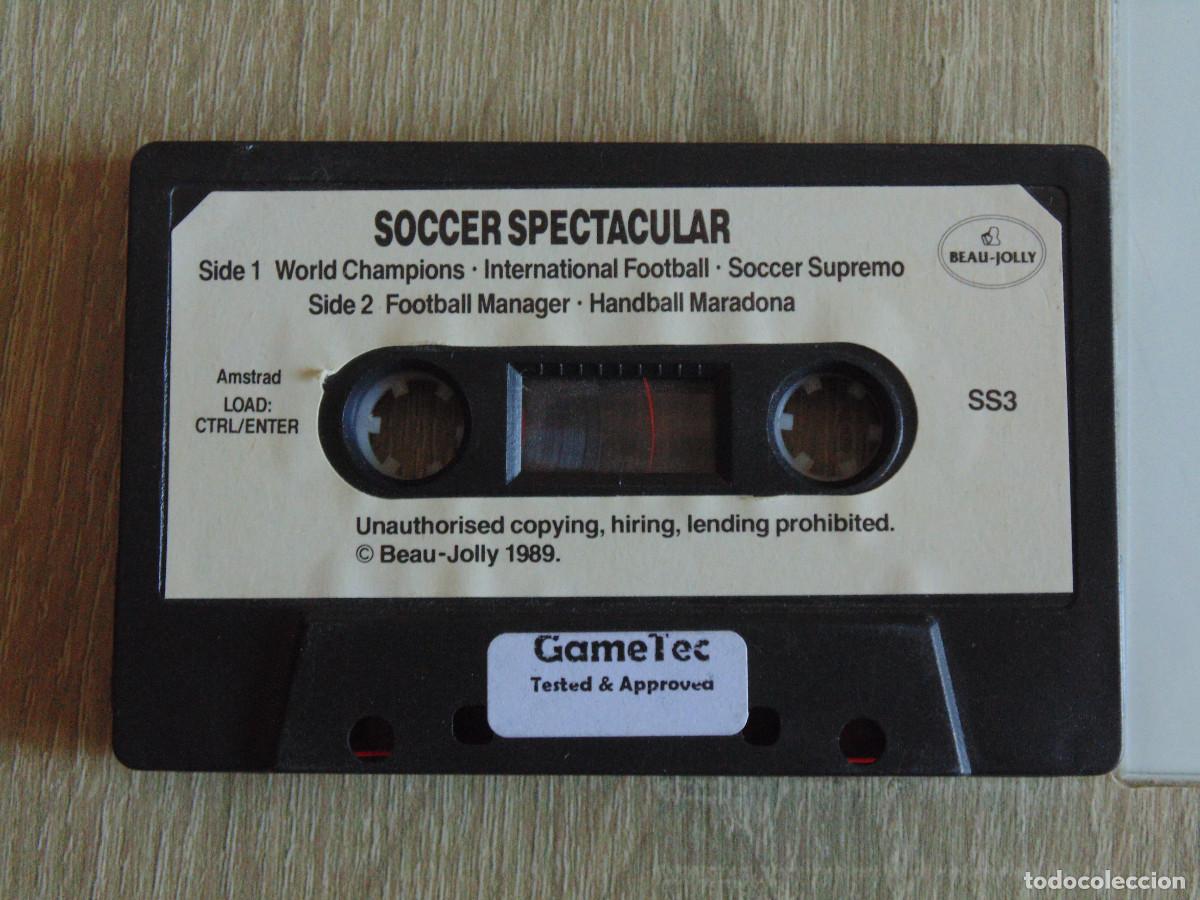 Videojuegos y consolas: Pack Amstrad. Soccer Spectacular. Varios / Beau Jolly