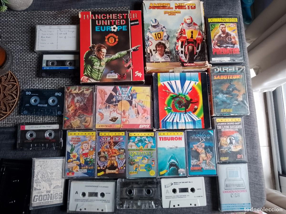 Videojuegos y consolas: Pack Videojuegos Amstrad cpc 464 Cassette