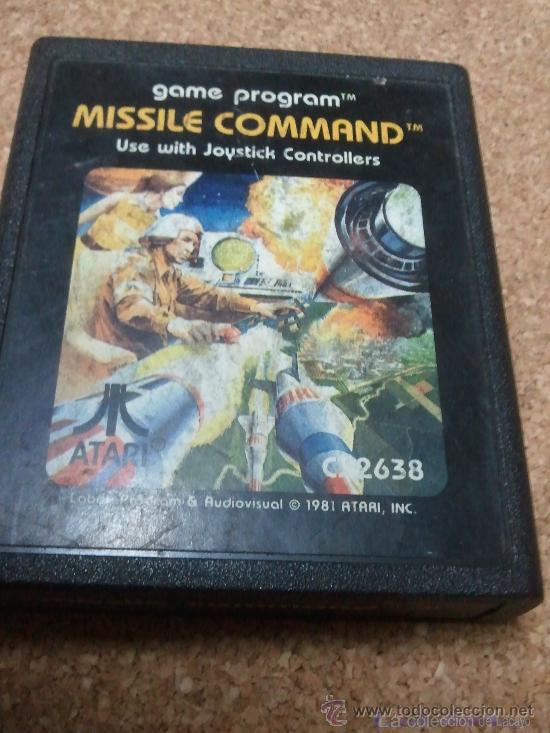 Videojuegos y consolas: JUEGO MISSILE COMMAND PARA ATARI 1981 - Foto 1