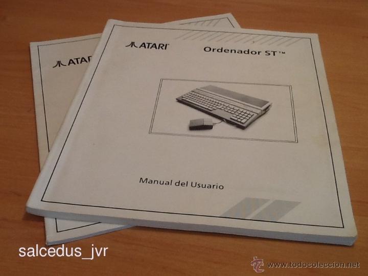 Videojuegos y consolas: Manual del Usuario de Ordenador Atari ST + Gu&iacute;a de Referencia R&aacute;pida de ST Basic Libro - Foto 1