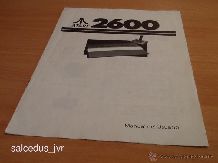 Videojuegos y consolas: Manual del Usuario de la Consola Atari 2600 Versi&oacute;n Espa&ntilde;ola en - Foto 1