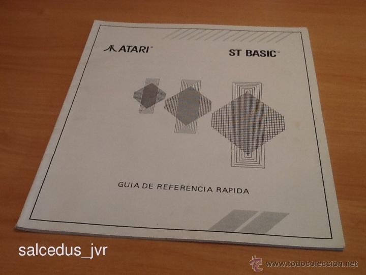 Videojuegos y consolas: Manual del Usuario de Ordenador Atari ST + Gu&iacute;a de Referencia R&aacute;pida de ST Basic Libro - Foto 2