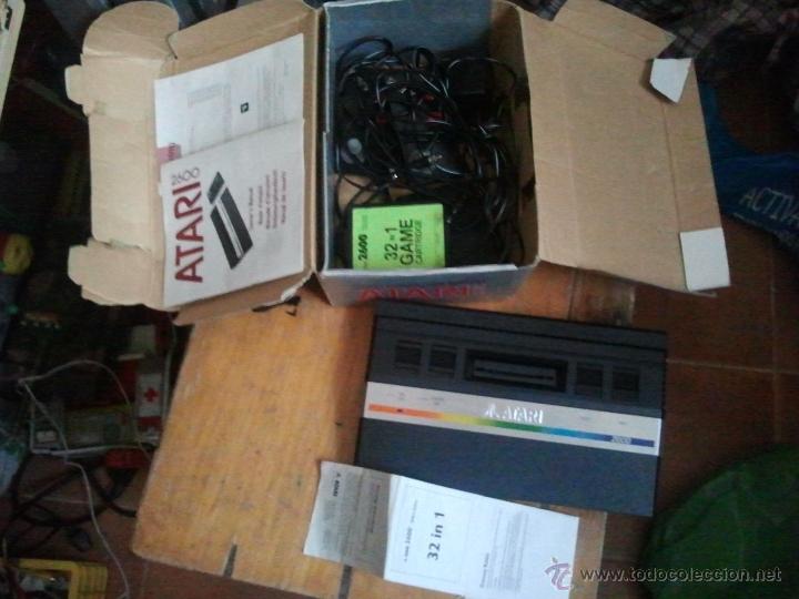Videojuegos y consolas: consola atari 2600 con dos cartuchos de juegos - Foto 2