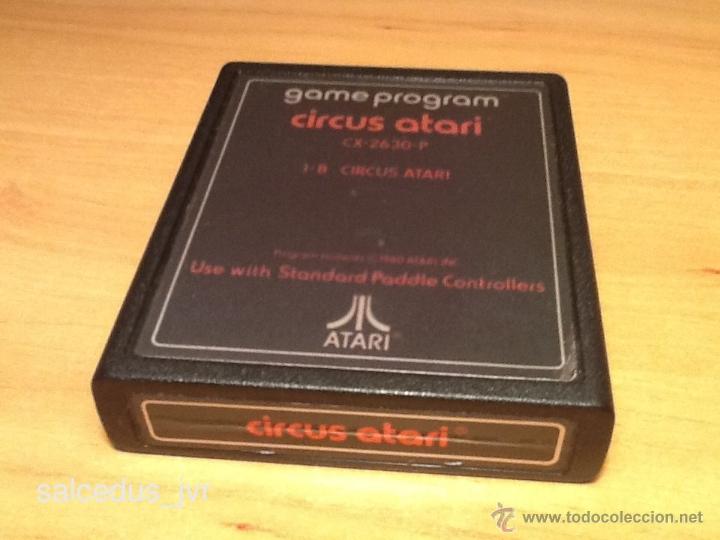 Videojuegos y consolas: Circus Atari Juego para Atari 2600 PAL Cartucho en - Foto 1
