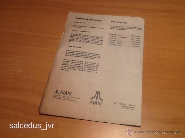 Videojuegos y consolas: Asteroids Atari 7800 Manual de Usuario Libro de Instrucciones Originales - Foto 2