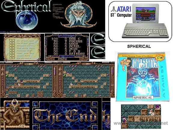 Videojuegos y consolas: Spherical [Rainbow Arts] 1989 TopShots [ATARI ST] - Foto 2