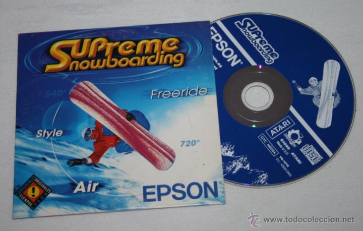 Videojuegos y consolas: SUPREME SNOWBOARDIND, ANTIGUO JUEGO DE PC CD ROM ATARI DE PENTIUM II A WINDOWS XP, 2003 - Foto 1
