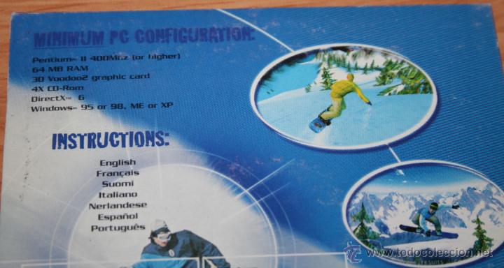 Videojuegos y consolas: SUPREME SNOWBOARDIND, ANTIGUO JUEGO DE PC CD ROM ATARI DE PENTIUM II A WINDOWS XP, 2003 - Foto 2