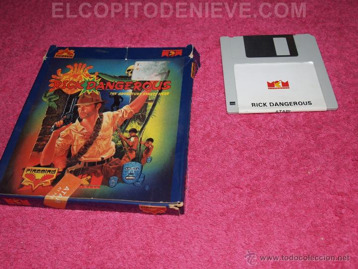 Videojuegos y consolas: GAME FOR ATARI ST MCM RICK DANGEROUS SPANISH VERSION 1989 FIREBIRD - Foto 1