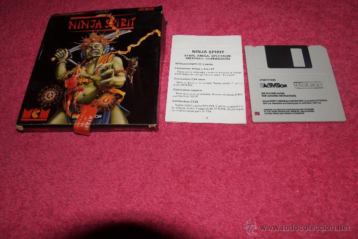 Videojuegos y consolas: GAME FOR ATARI ST MCM NINJA SPIRIT SPANISH VERSION 1989 ACTIVISION - Foto 1