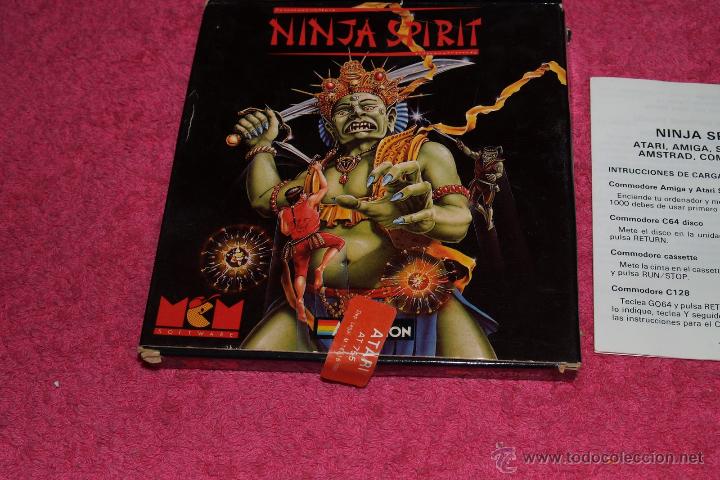 Videojuegos y consolas: GAME FOR ATARI ST MCM NINJA SPIRIT SPANISH VERSION 1989 ACTIVISION - Foto 2