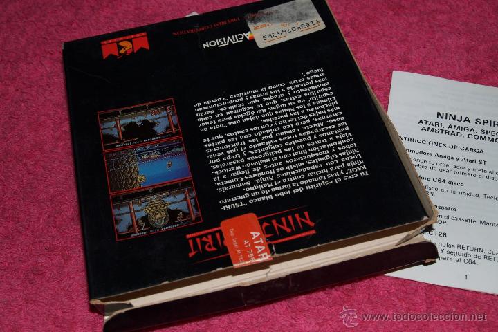 Videojuegos y consolas: GAME FOR ATARI ST MCM NINJA SPIRIT SPANISH VERSION 1989 ACTIVISION - Foto 3