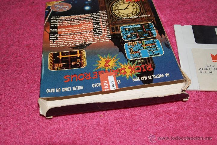 Videojuegos y consolas: GAME FOR ATARI ST MCM RICK DANGEROUS 2 SPANISH VERSION 1990 - Foto 2