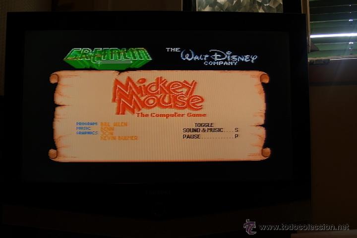 Videojuegos y consolas: GAME FOR ATARI ST ERBE MICKEY MOUSE SPANISH VERSION 1988 BY GREMLIN - Foto 4