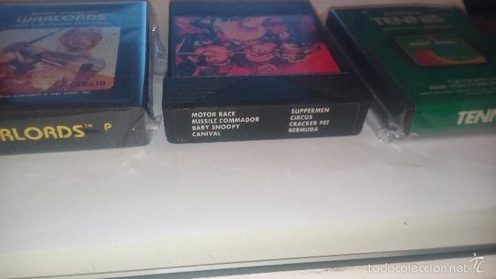 Videojuegos y consolas: WARLORDS - TENNIS - CLONICO CON 8 JUEGOS - LOTE ATARI - Foto 2