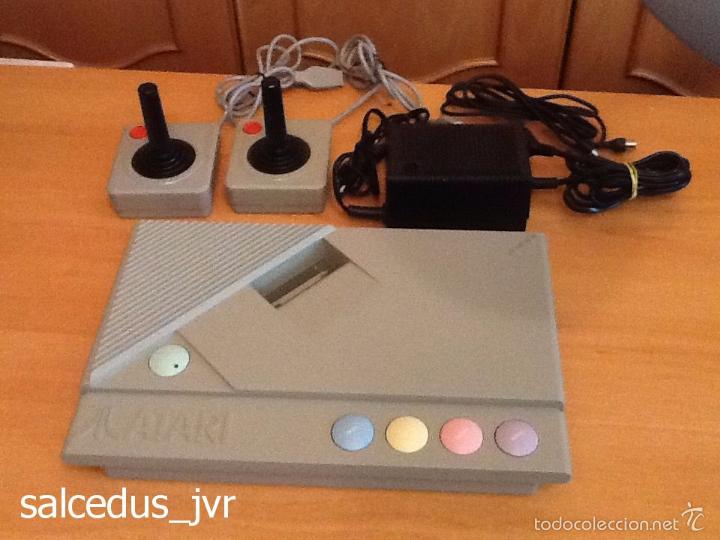 Videojuegos y consolas: Lote Consola Atari XE System Completa + Juegos Pac-Man y Missile Command En Buen Estado - Foto 3