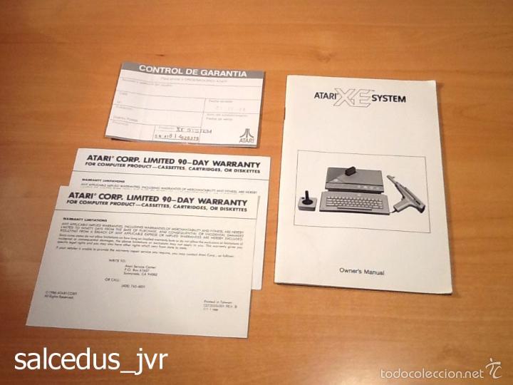 Videojuegos y consolas: Lote Consola Atari XE System Completa + Juegos Pac-Man y Missile Command En Buen Estado - Foto 27