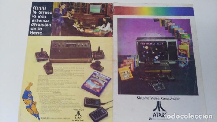 Videojuegos y consolas: folleto de publicidad atari  catalogo - Foto 1