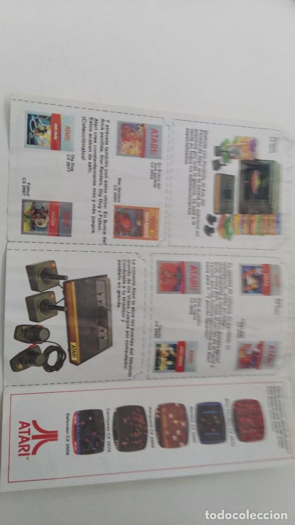 Videojuegos y consolas: folleto de publicidad atari lista de juegos 64 desafios atari - Foto 2