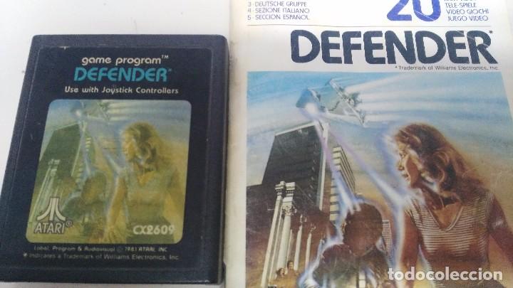 Videojuegos y consolas: juego para atari 2600 defender - Foto 2