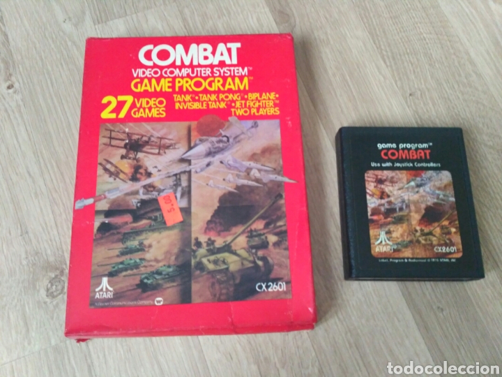 Videojuegos y consolas: ATARI 2600 JUEGO COMBAT EN CAJA - Foto 1